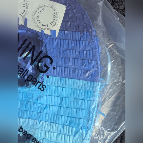 NEW Kid Party Pinata Blue Ombre Number 6 - Picture 2 of 5